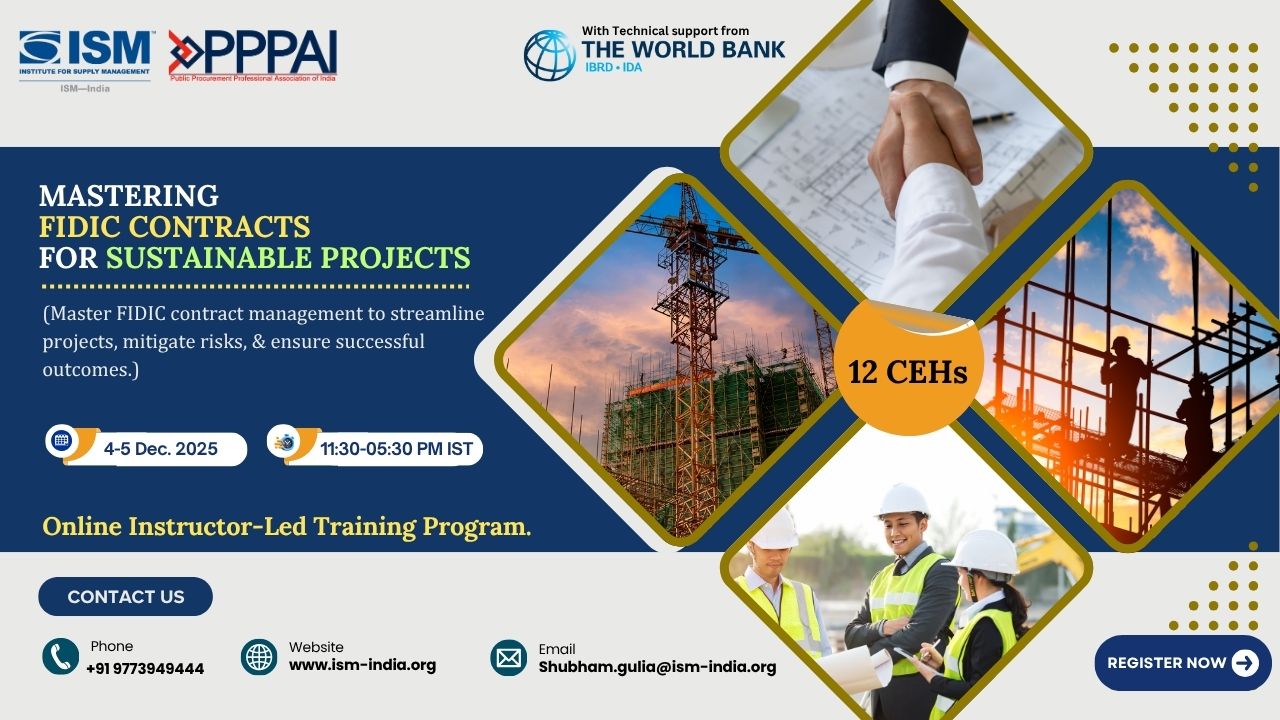 MASTERING  FIDIC CONTRACTS  FOR SUSTAINABLE PROJECTS