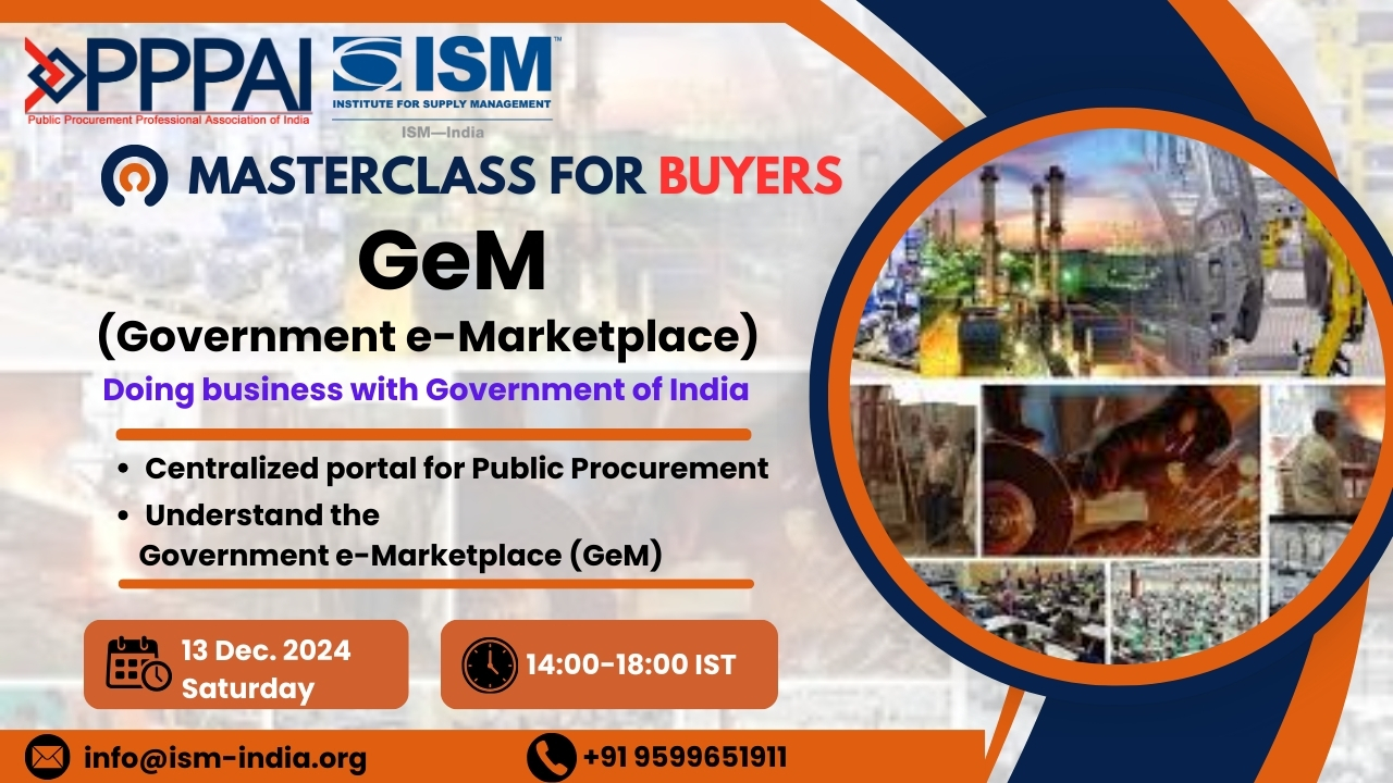 Masterclass for Buyers GeM