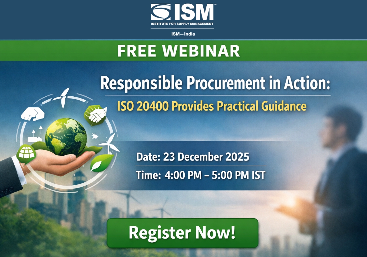 Sustainable Procurement: ISO 20400 Compliance & ESG Scoring Framework