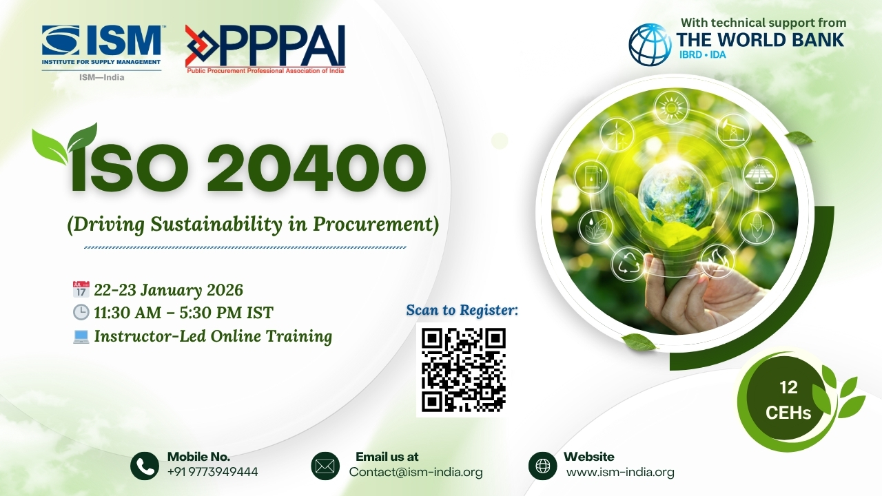 🌍 ISO 20400 Masterclass: Driving Sustainability in Procurement