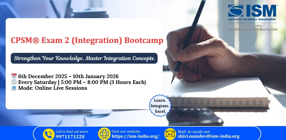 CPSM® Exam 2 (Integration) Bootcamp Strengthen Your Knowledge.